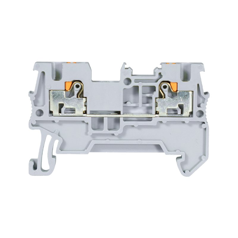 GP1.5-2 1.5mm² 푸시인 DIN 레일 터미널 블록, 1인치/1아웃(2선)