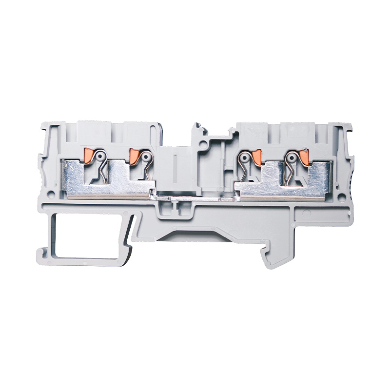 GP4-4 4mm² 푸시인 DIN 레일 터미널 블록, 2인치/2아웃(4선)